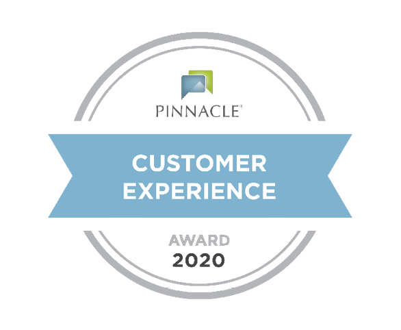 Pinnacle Customer Experience Award 2020 logo