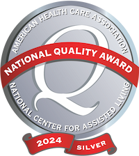 2024 AHCA Silver Award Logo